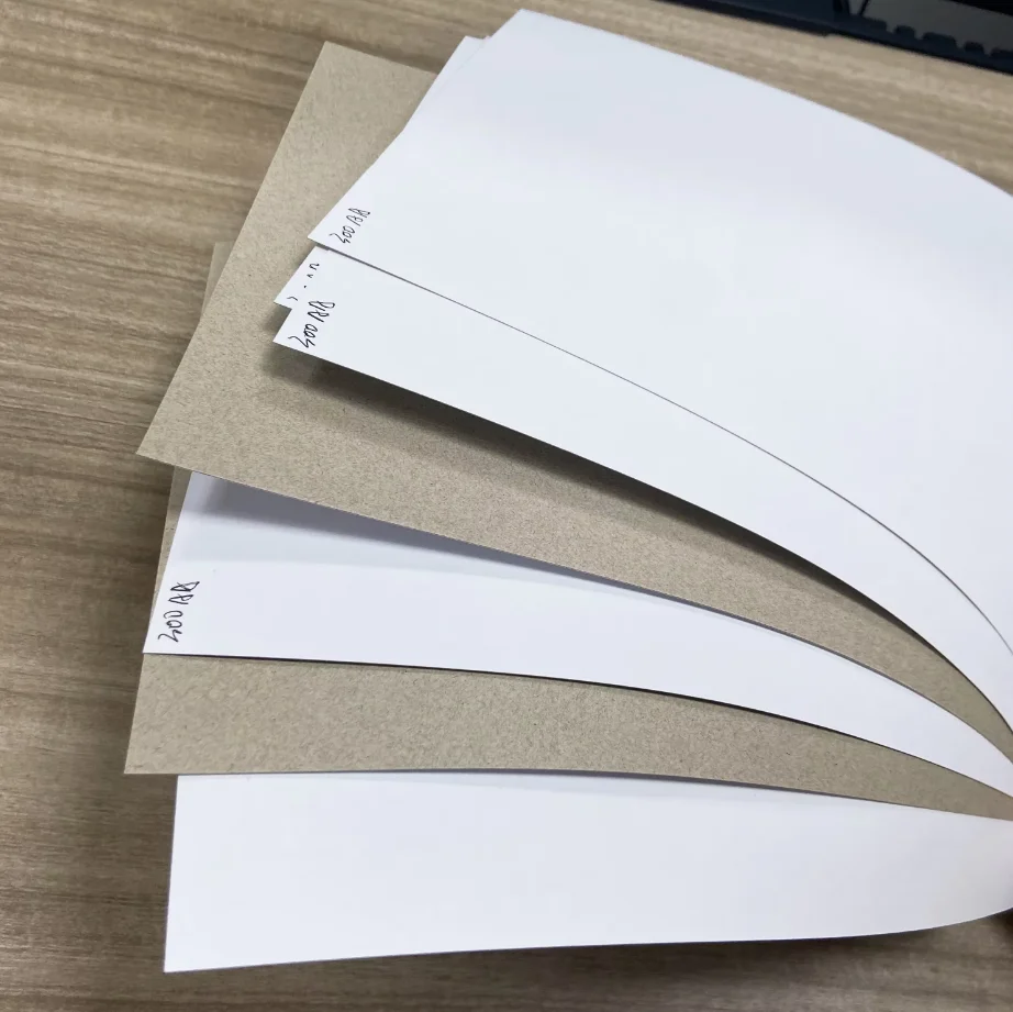 Factory wholesale price  duplex board 300g grey back for printing