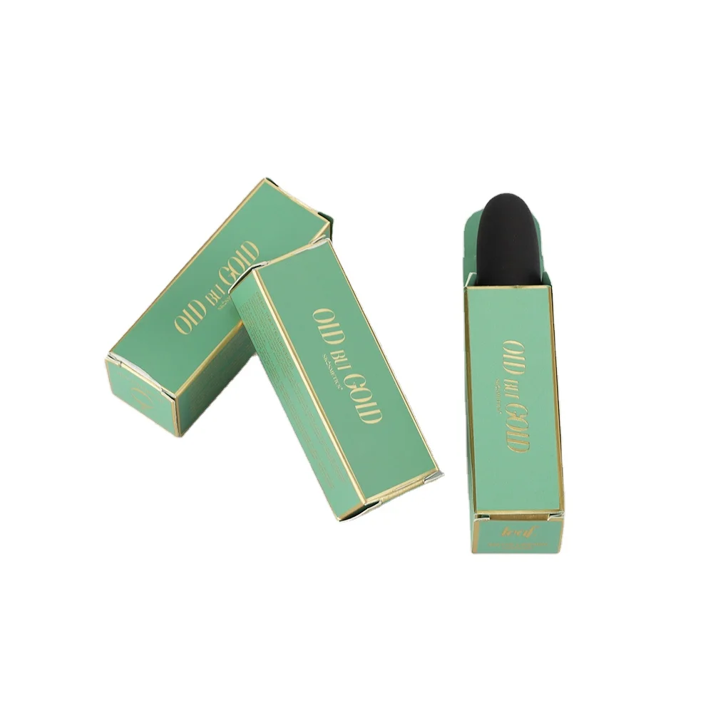 Custom printed gift paper lip gloss boxes packaging