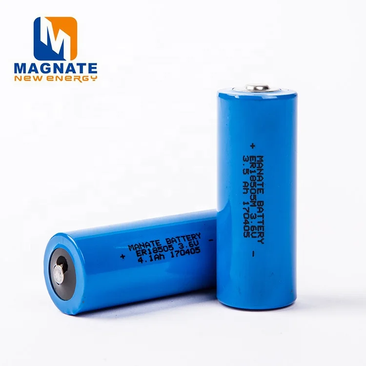 ER18505 LiSOCl2 Battery A Size 3.6v 3800mah ER2450 ER32L615 ER32L100 ER10240 ER14250 ER14505 ER10450 ER17335