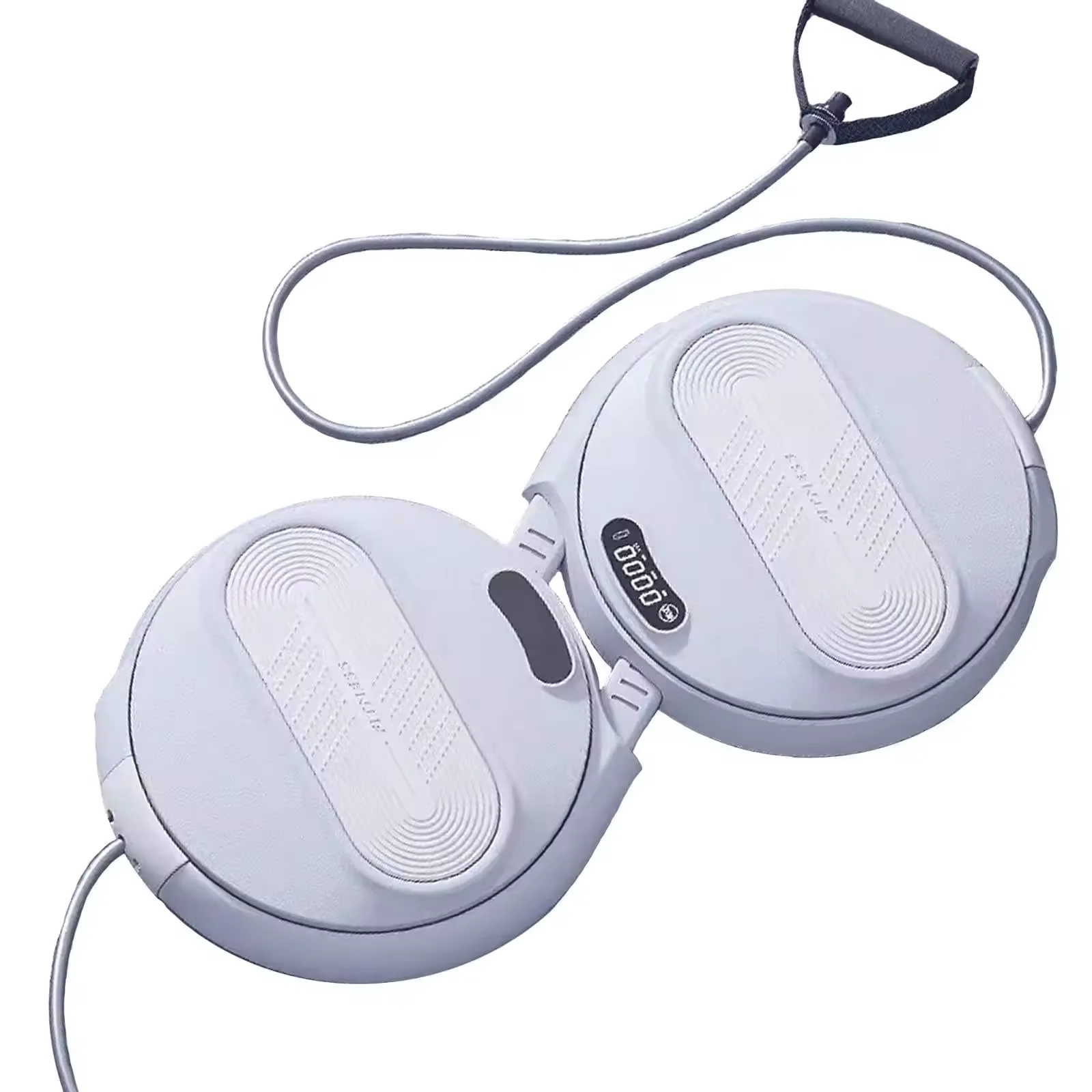 Adjustable Length Waist Twisting Plate Fitness Home Waist Disc Twister Board with Pull Rope for Bodybuilding and Weight Loss