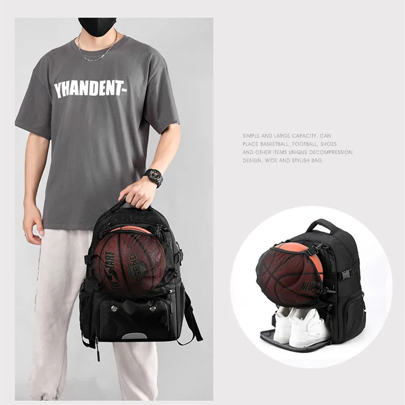 Team Drawstring Gym Basketball Backpack for Men Sports Women School Boys Shoulder Swim Dry Wet Training Fitness Football Bags