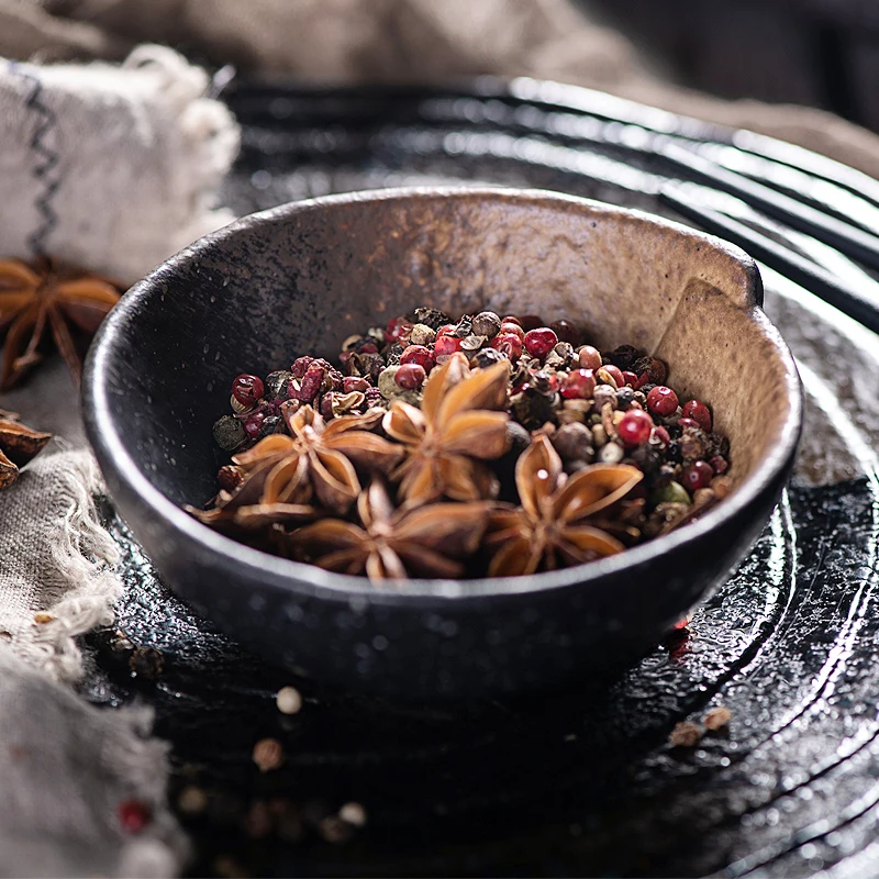 Japanese Korean restaurant ceramic dinnerware pottery tapas Appetizer soy sauce serving bowls set