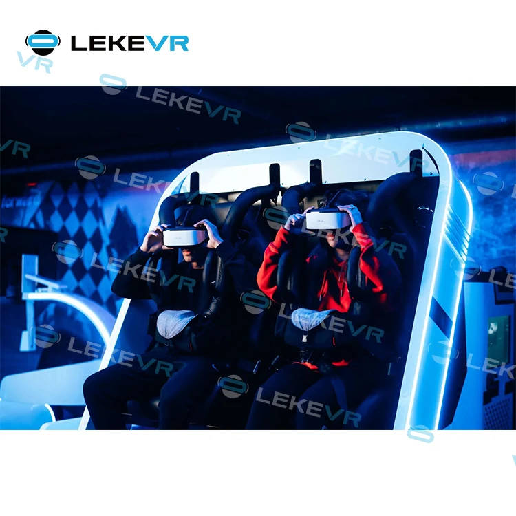 LEKE VR Park Виртуальная реальность кресло с вращением на 2 места 360 9D американские горки кинотеатр симулятор
