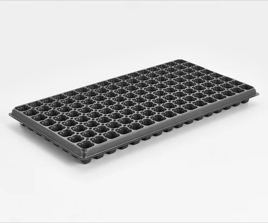
128 Cells PS Seed Tray PS seedling starter tray Newest 50 72 98 104 128 168 200 522 Cells 0.4mm to 1.5mm plastic seedling tray 