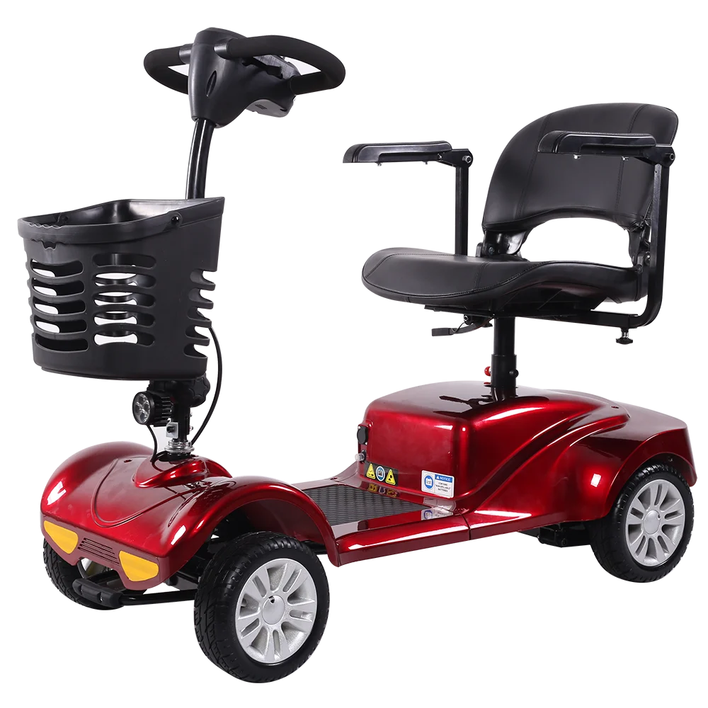 Скутер с электроприводом для инвалидов складной скутер из алюминиевого сплава