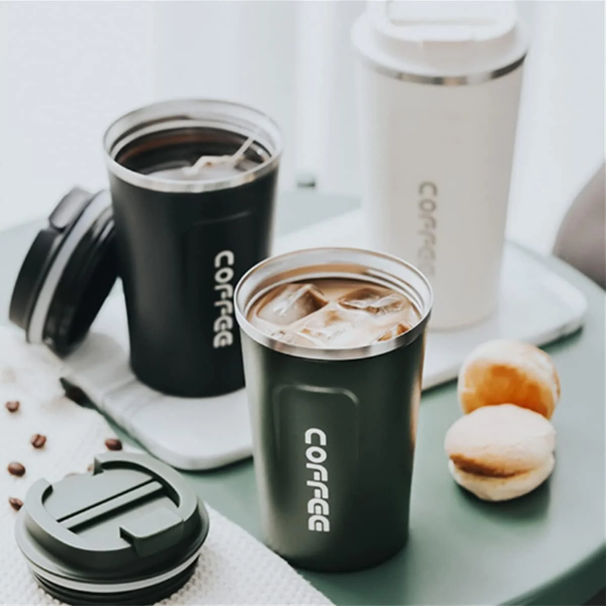 Custom Logo 510ml Tumbler Thermal Vacuum Digital Lid Temperature Coffee Led Smart Flask Water Bottles