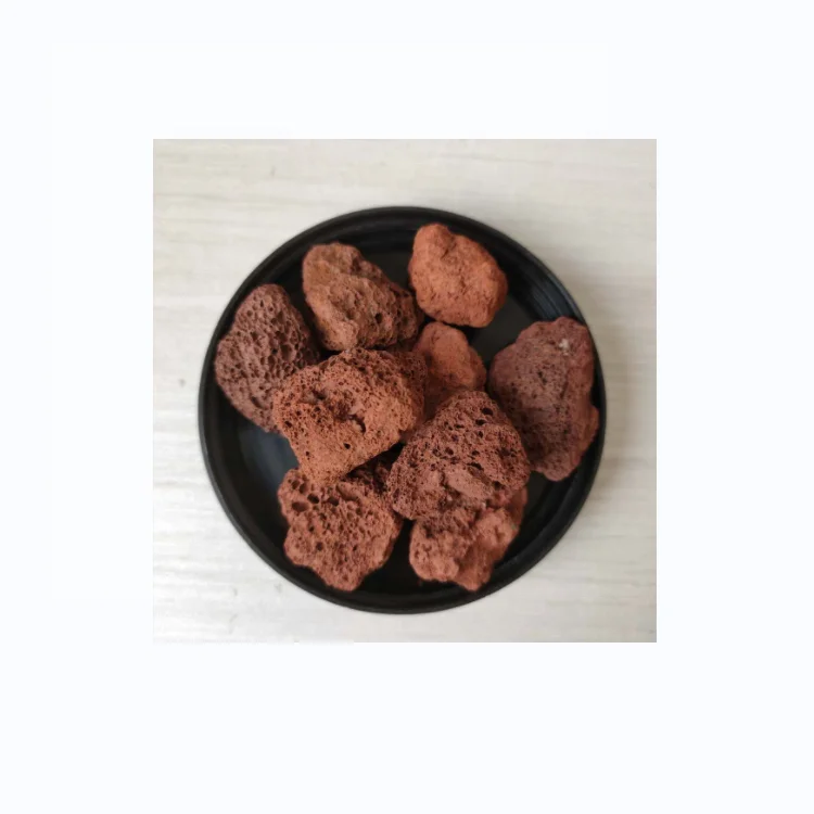 Вулканический камень оптом высокое качество гриль лавовый камень черный красный сад аквариум Лава вулканический камень для приготовления пищи