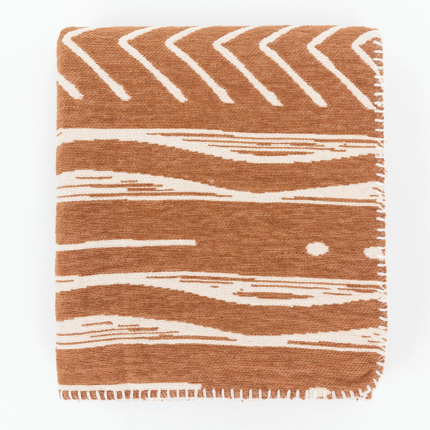 Zigzag Geometric Warm Chunky furry Soft chenille throw blanket for Home Living Room Sofa Nap Knee Cuddly Rug Armchair