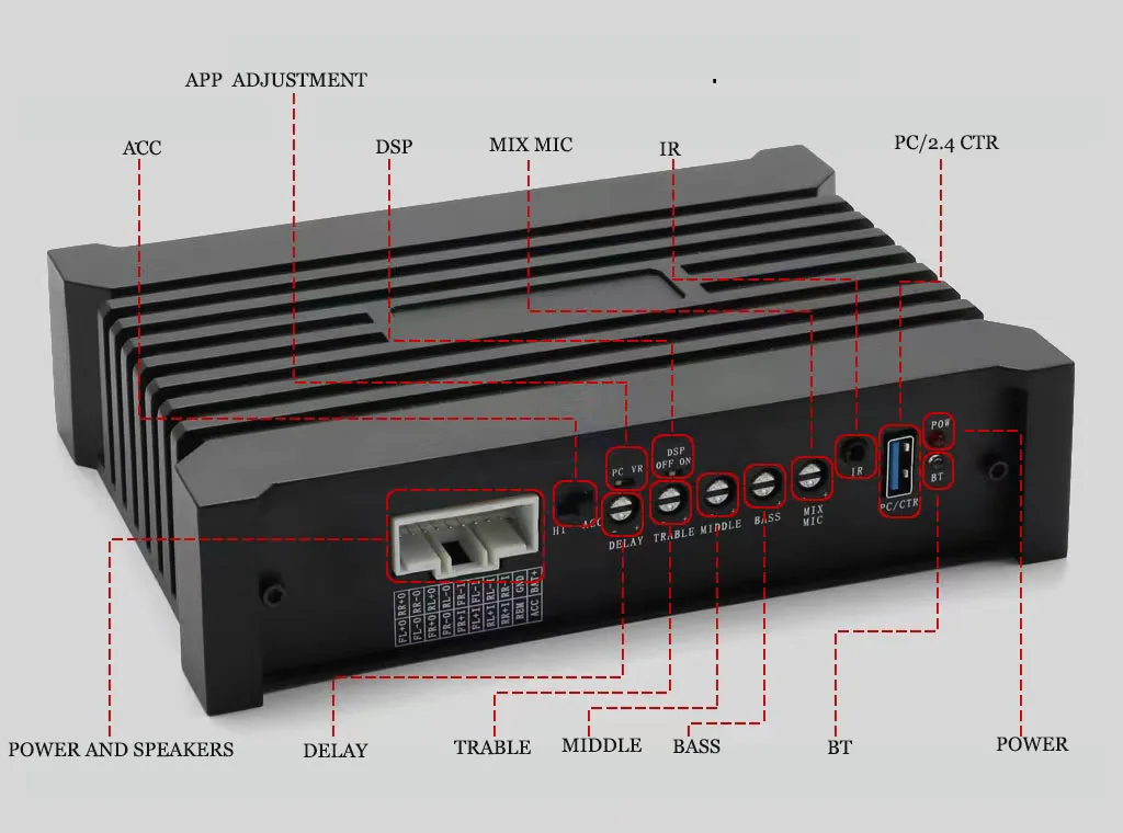 Factory Sale Various Complete System Digital Sound Processor Bulk Car Audio