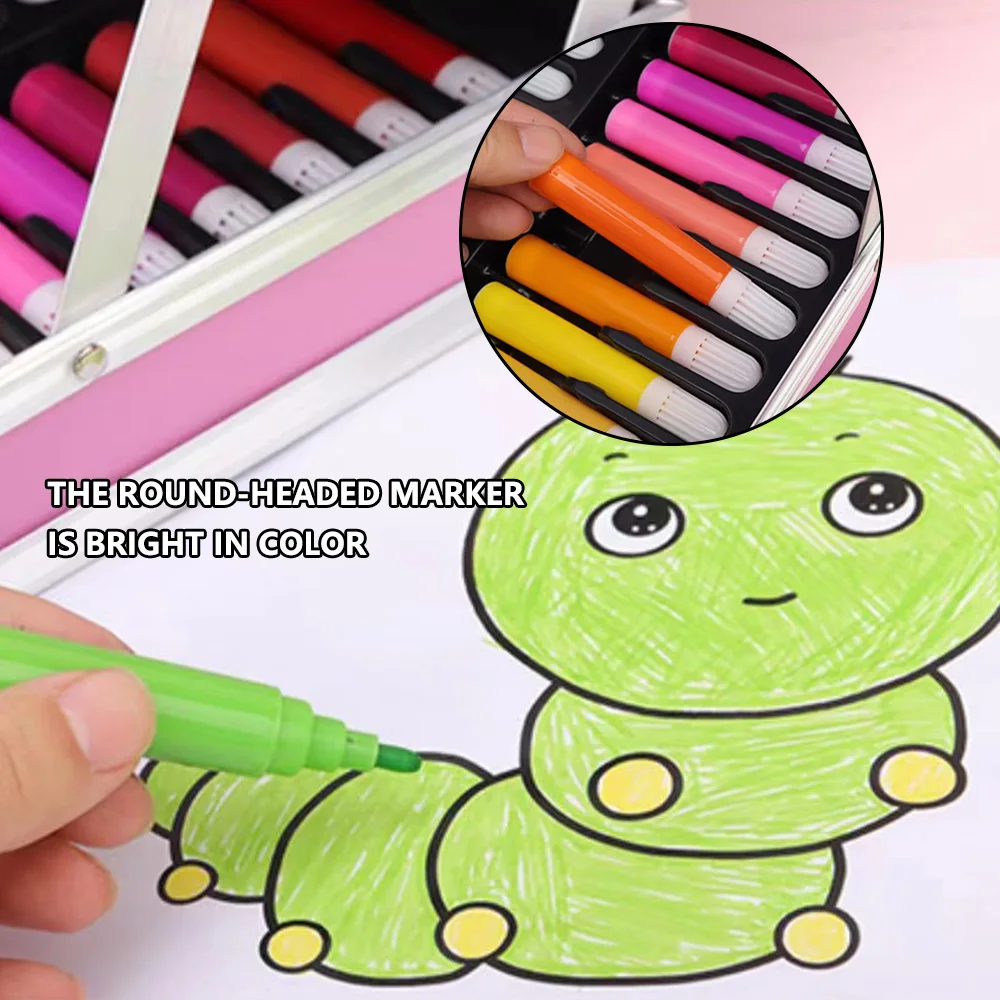 China Factory Deluxe Color Box Art Set for Drawing Painting