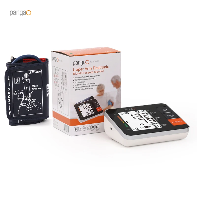 BP Machine Operator with Voice Function Smart Backlit Automatic Digital Arm Blood Pressure Monitor