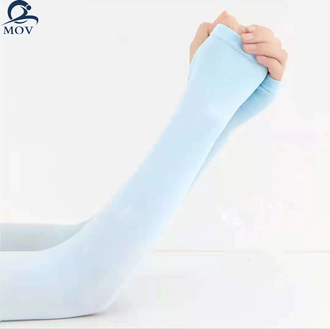 Ice Cooling UV Protection Seamless High Elasticity Arm Sleeves (1600315865898)