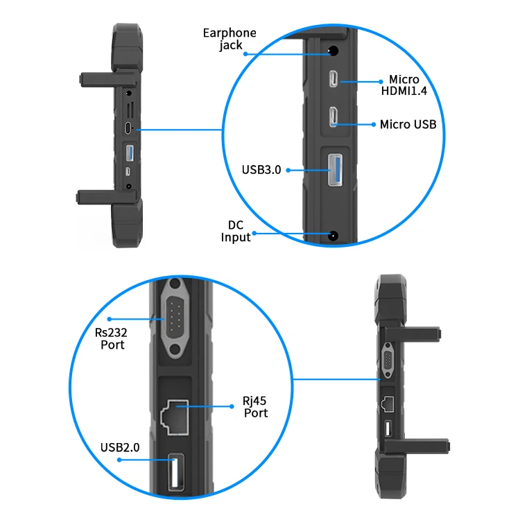 Дешевые 10 дюймов 4G GPS Windows10 4 Гб оперативной памяти, 64 Гб встроенной памяти, 2D сканер штрих-кода Прочный планшетный ПК