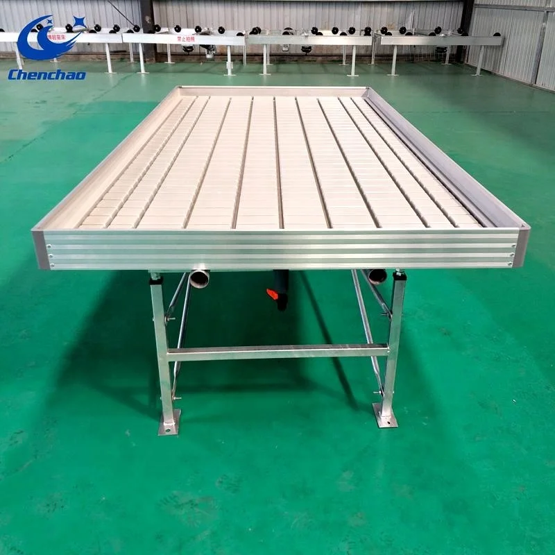 hydroponics Rolling Benches flood tables ebb flow tray