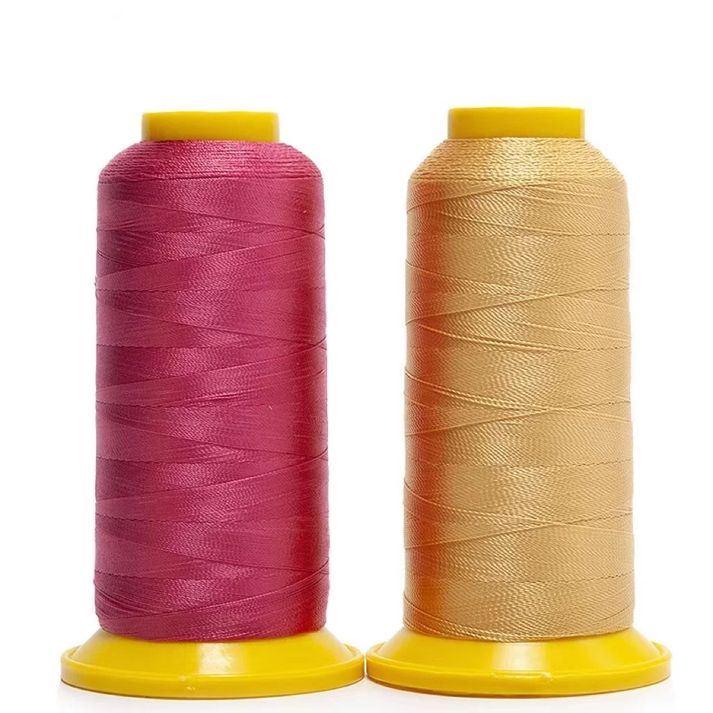 High Tenacity Wholesale 280D/3 Tex 90 Tkt 30 100g 900m 100% Nylon Sewing Thread for Leather Shoes Sofa Bags
