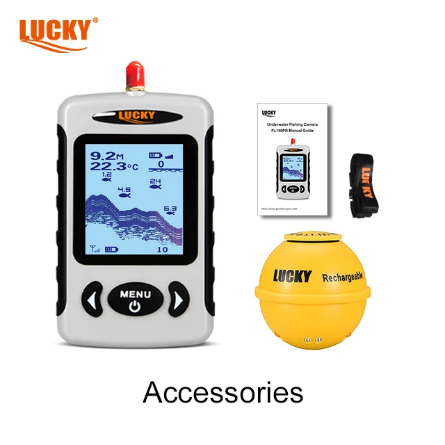 Lucky fish sonar FF718-LA 2.2 inch Dot-Matrix Display for bait boat