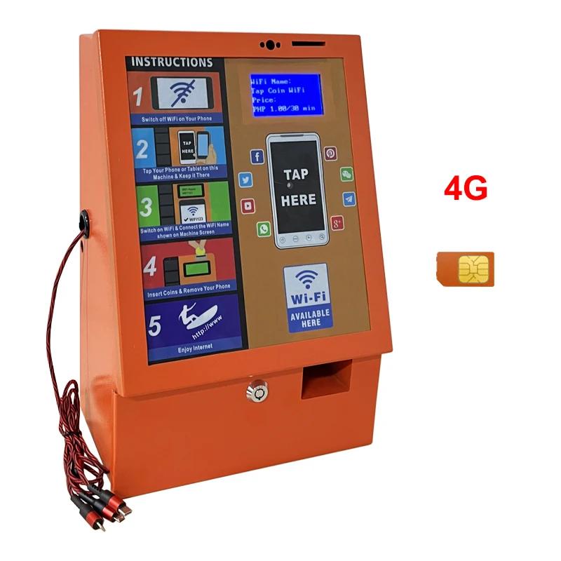 WIFI-A505 New Technology 4G Lte Modem Coin Operated Internet Kiosk