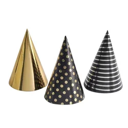paper party hat with Hot Stamp Triangle pattern New Year Celebrations party supplies