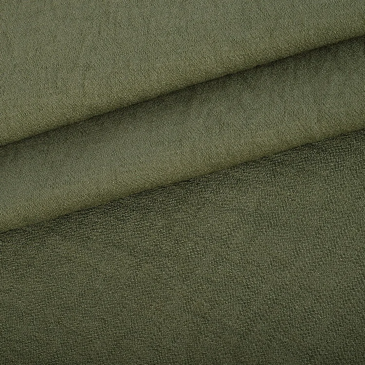 Shaoxing Textiles Custom Pantone Color Solid Woven Crespo Viscose Nylon Fabric for trousers