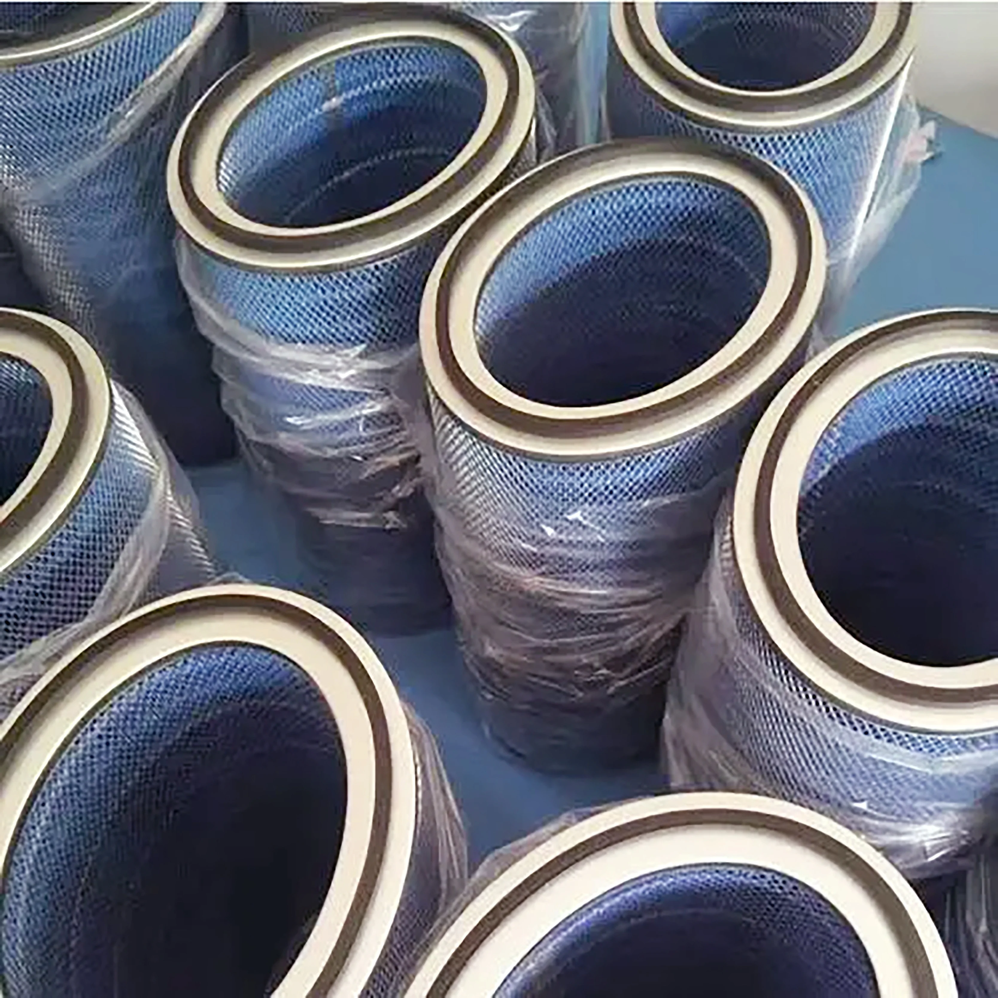 Wholesale Flame Retardant Dust Smoke Nanofiber Filter Element Fingerprint Resistant Oval End Cap