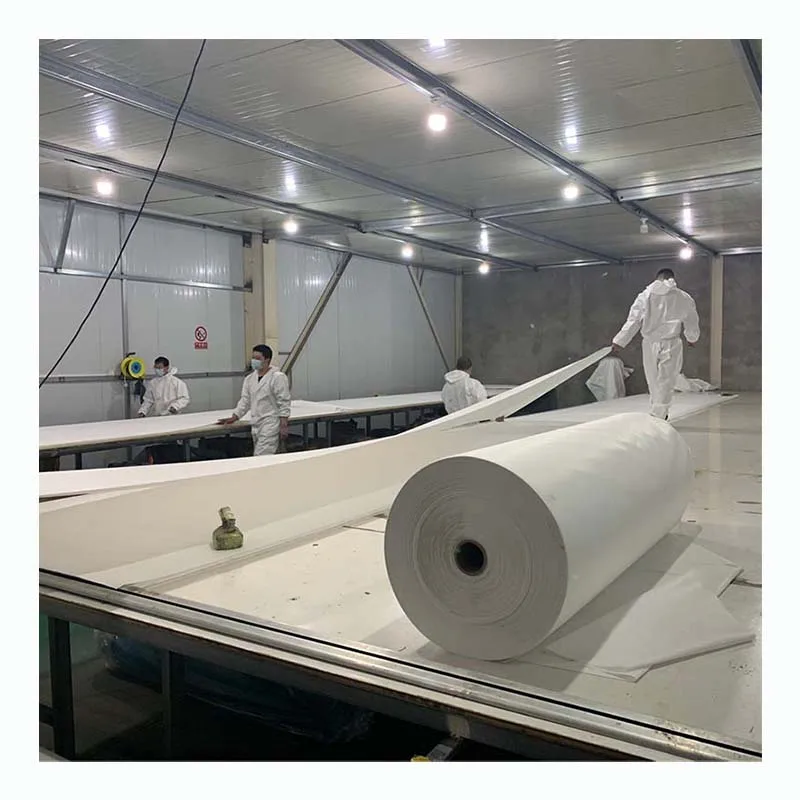 Factory wholesale price waterproof breathable white pe film laminated non-woven fabric roll