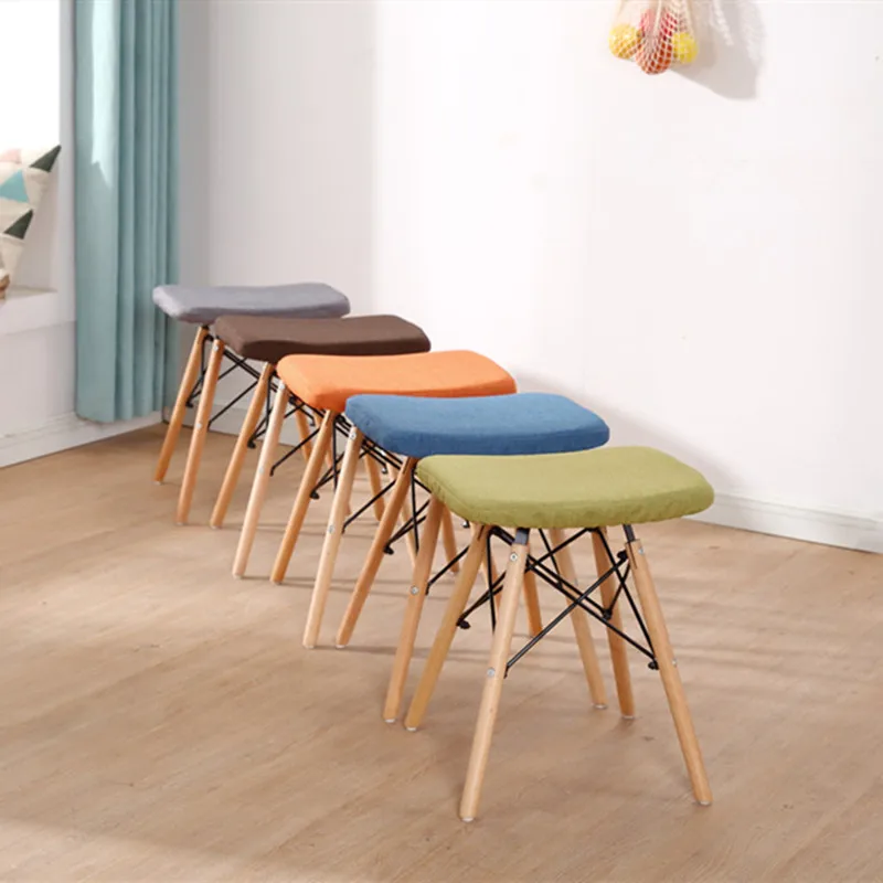 Stool wholesale soft pack demolition dining chair stool ottoman living room dining room