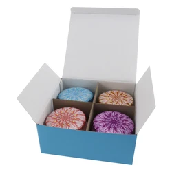 4.4OZ Scented Candles Gift set Natural Soy Wax Candle Tin Portable 4 set Travel Tin Candle