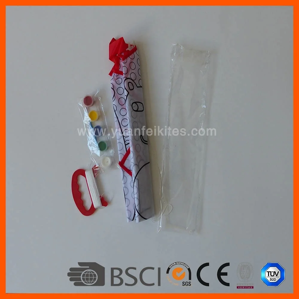 Детский популярный, изготовленный на заказ, маленькая упаковка, «сделай сам», летающий воздушный змей для рисования
