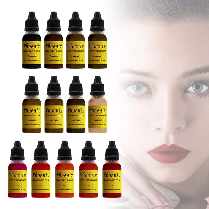 Good quality korea eyebrow tattoo ink microblad permanent makeup ink pigment