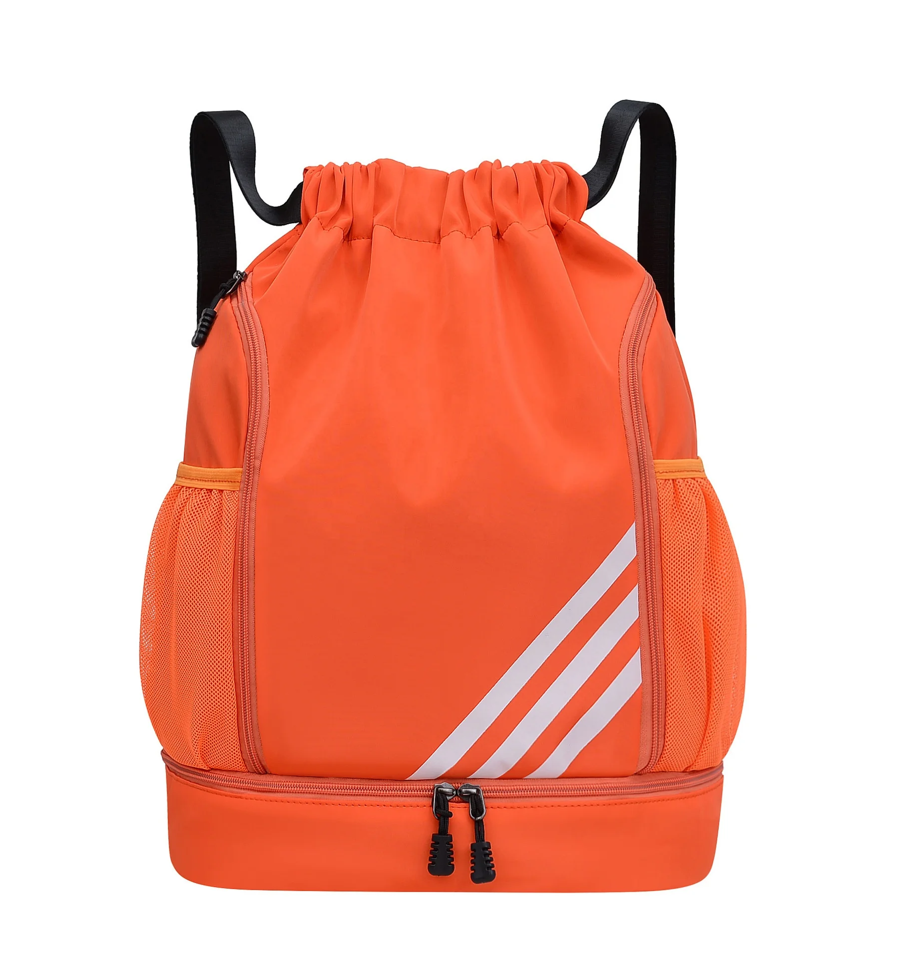 New drawstring pocket backpack, casual travel bag, large capacity folding backpack,  sports basketball bag for students