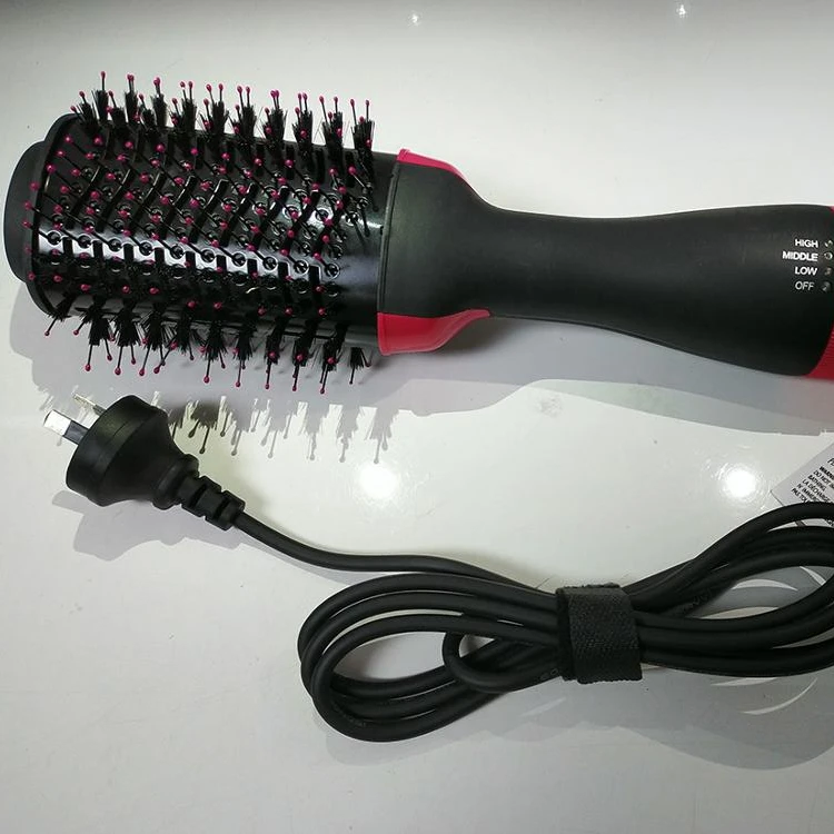 
2 in 1 Multifunctional Hair Dryer Volumizer Rotating Hot Hair Brush Curler Roller Rotate Styler Comb Styling Curling Flat iron 