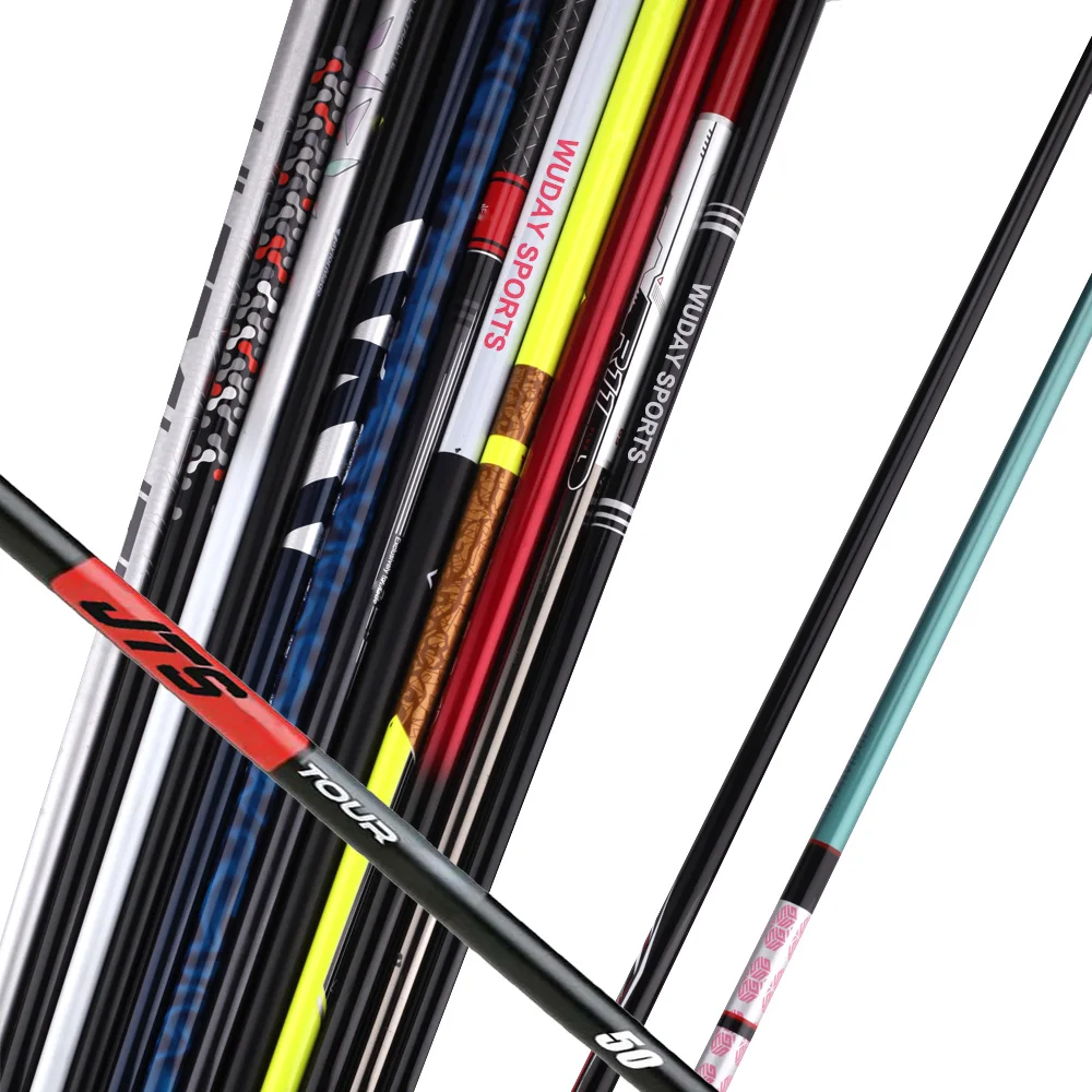 Red Golf Graphite Shafts Carbon Fiber Shaft Flex L A R S XS Custom Light Weight Golf Club Shaft for Driver Wood Hybrid 50-120g
