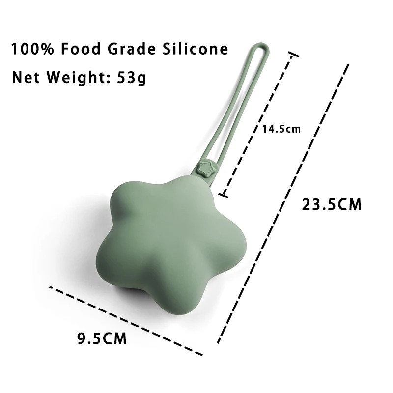 Durable Washable Multiple Pacifiers Holder Large Capacity Silicone Pacifier Holder