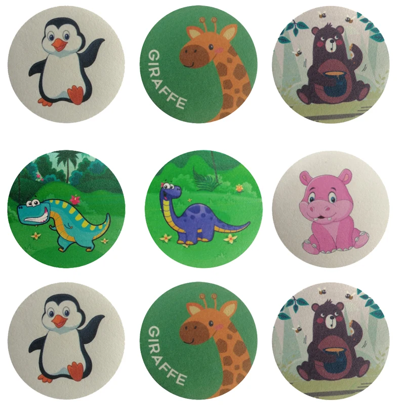Toilet Color Changing Stickers Animals Potty Training Stickers