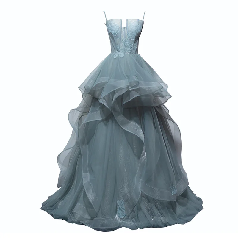 Женское шифоновое платье без рукавов, элегантное платье из 2021 спандекса/полиэстера с цветочной вышивкой (1600225979019)