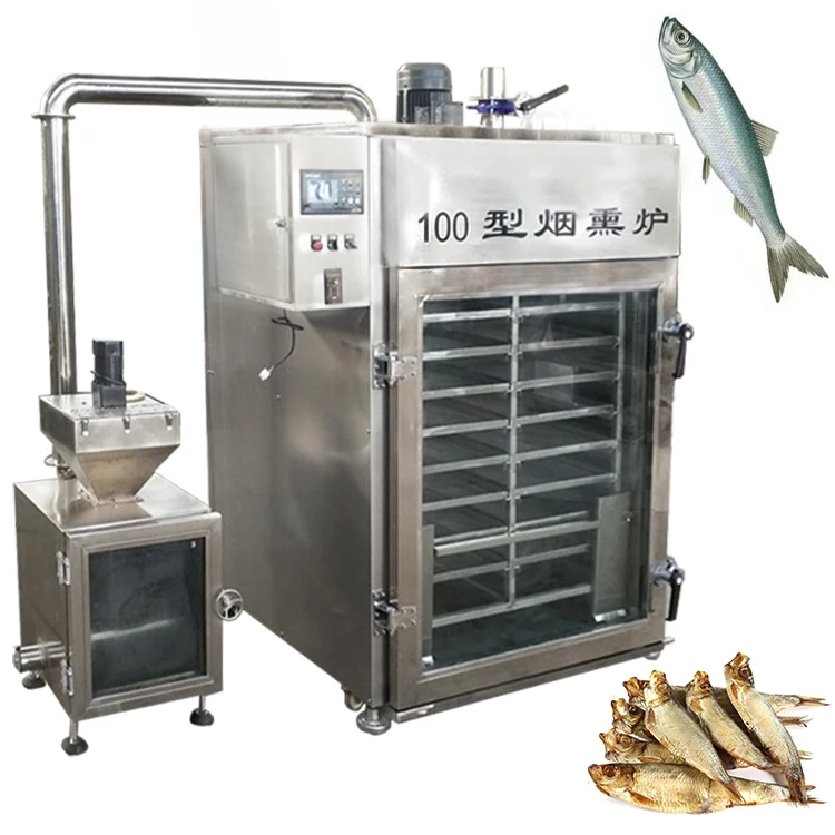 Industrial smoking house food fish turkey smoker smoking oven smoked chicken equipment