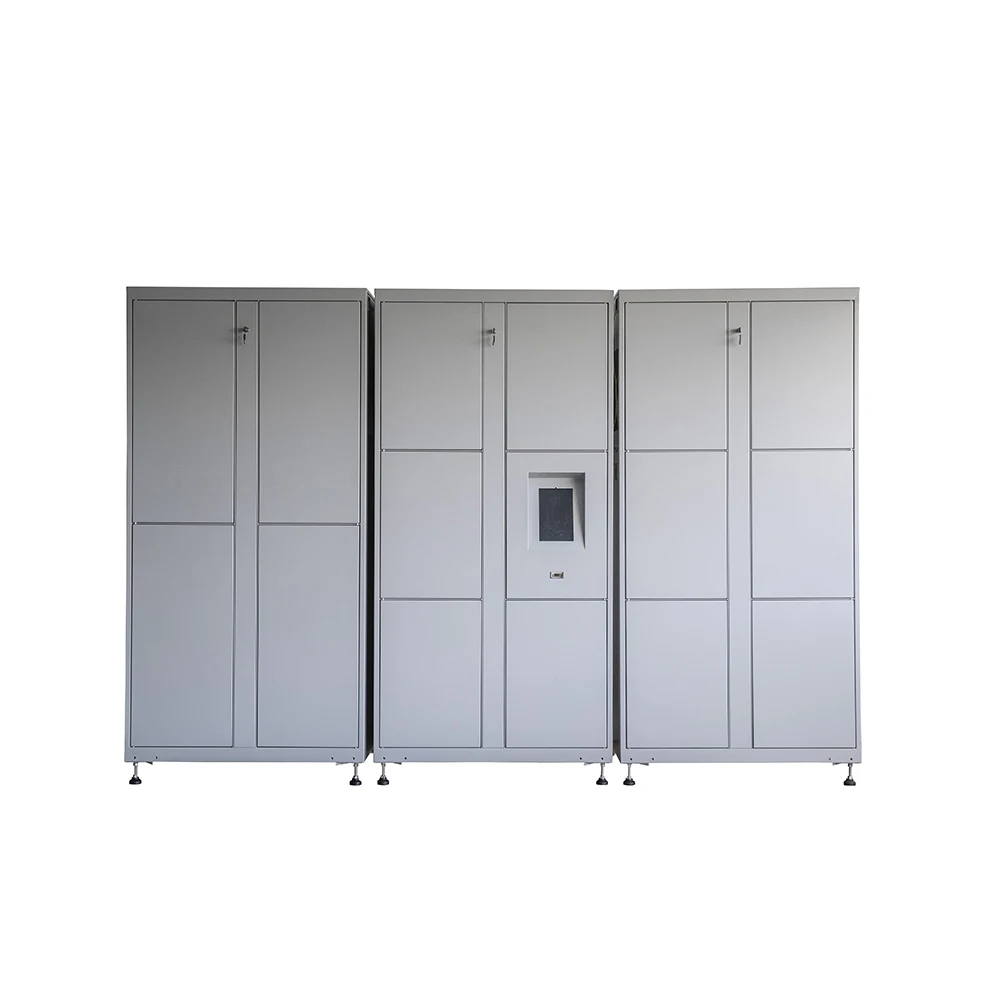 SNBC outdoor waterproof Steel Face scan refrigerated parcel lockers with touch screen