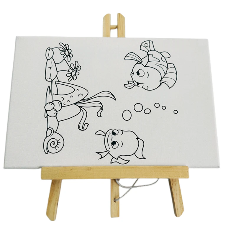 Wholesale Painting Artwork Display Wooden  Easel Stand Tabletop Mini artist Easel