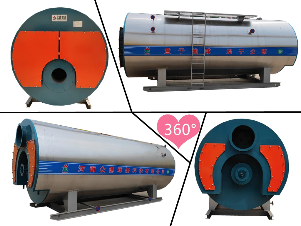 Horizontal Type Fire Tube Industrial Oil/Natural Gas Fired Wns Steam Boiler