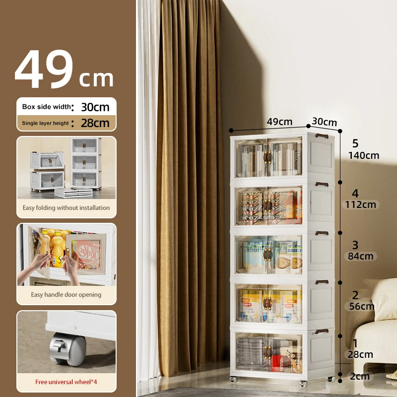 Stackable Clothes Plastic  Drawer Storage Container Storage Basket Shelf Box for Closet Wardrobe Organizer