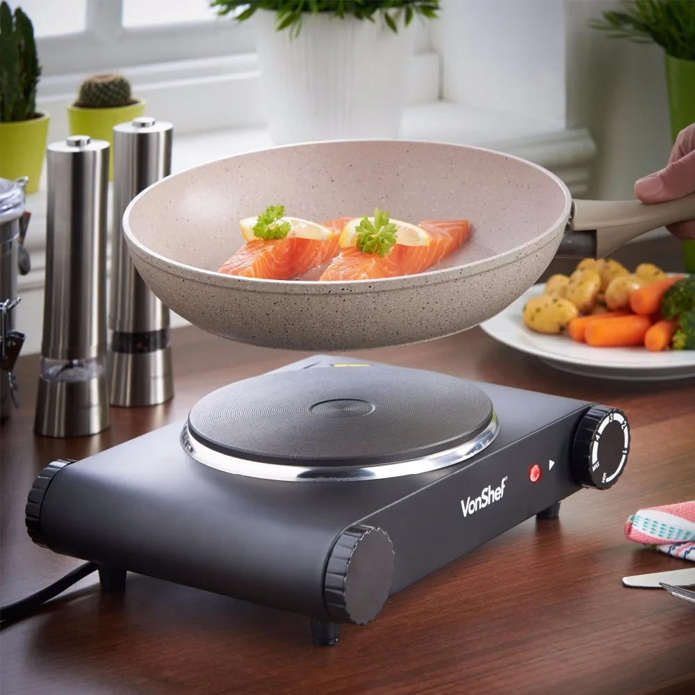 Wholesale Electric Hot Plate for Household with Temperature Control 1200W Electric Hot Plate