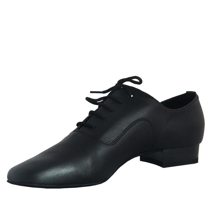 Men leather professional latin salsa tango dance shoes