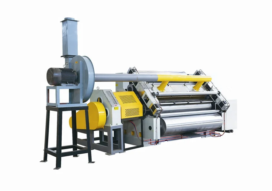 Single facer unit- Corrugated cardboard making machine -semi automatic carton making factory equipment