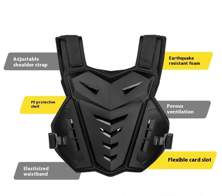 New Auto Racing Sports Safety Wear High Quality All-Season Motorcycle Body Armor Made PU Leather Fashionable All-Year Motorbike