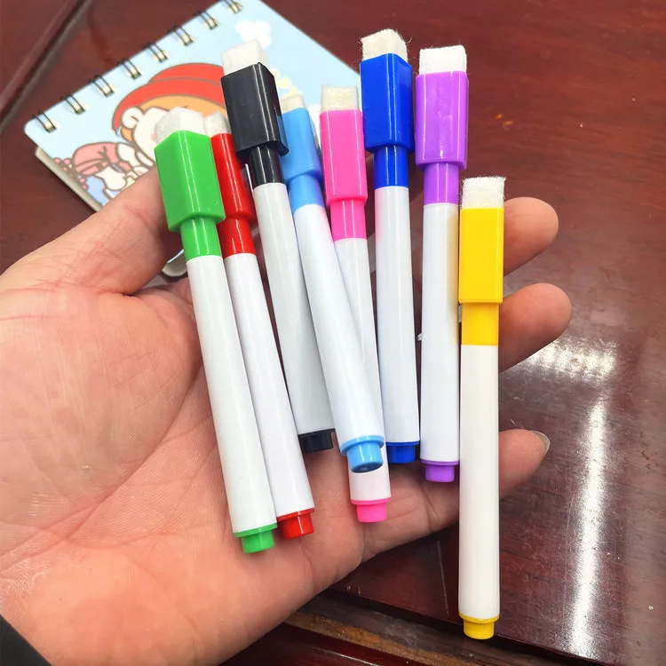 Professional soccer clipboard marker printing on both expo whiteboard markers 12pcs set with eraser