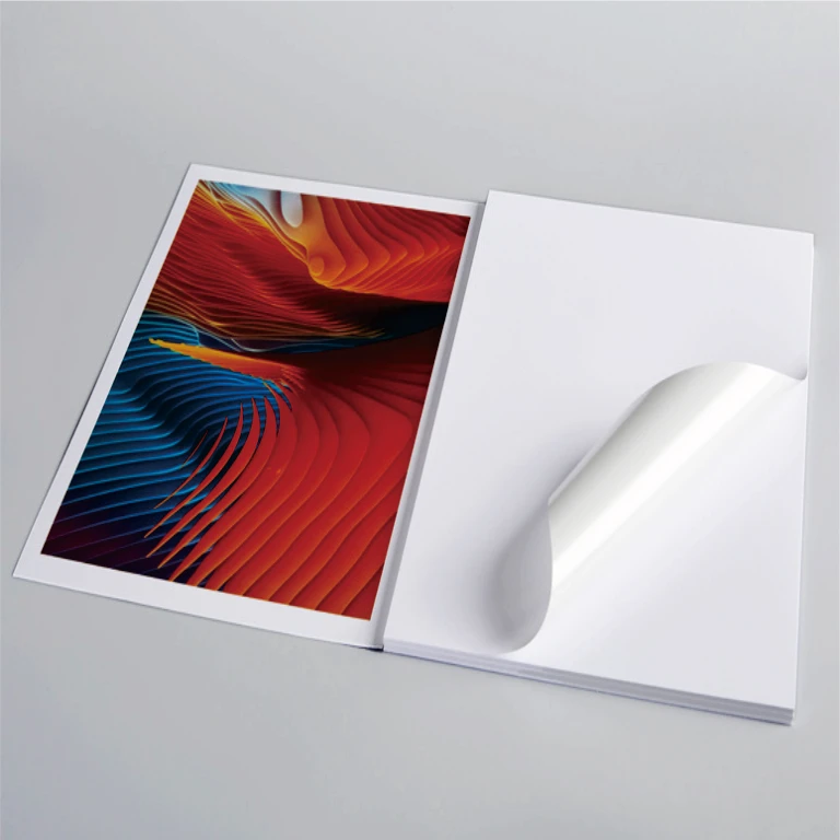 Custom adhesive labels holographic label material Inkjet printable pet sticker film vinyl stickers paper A4 sheet
