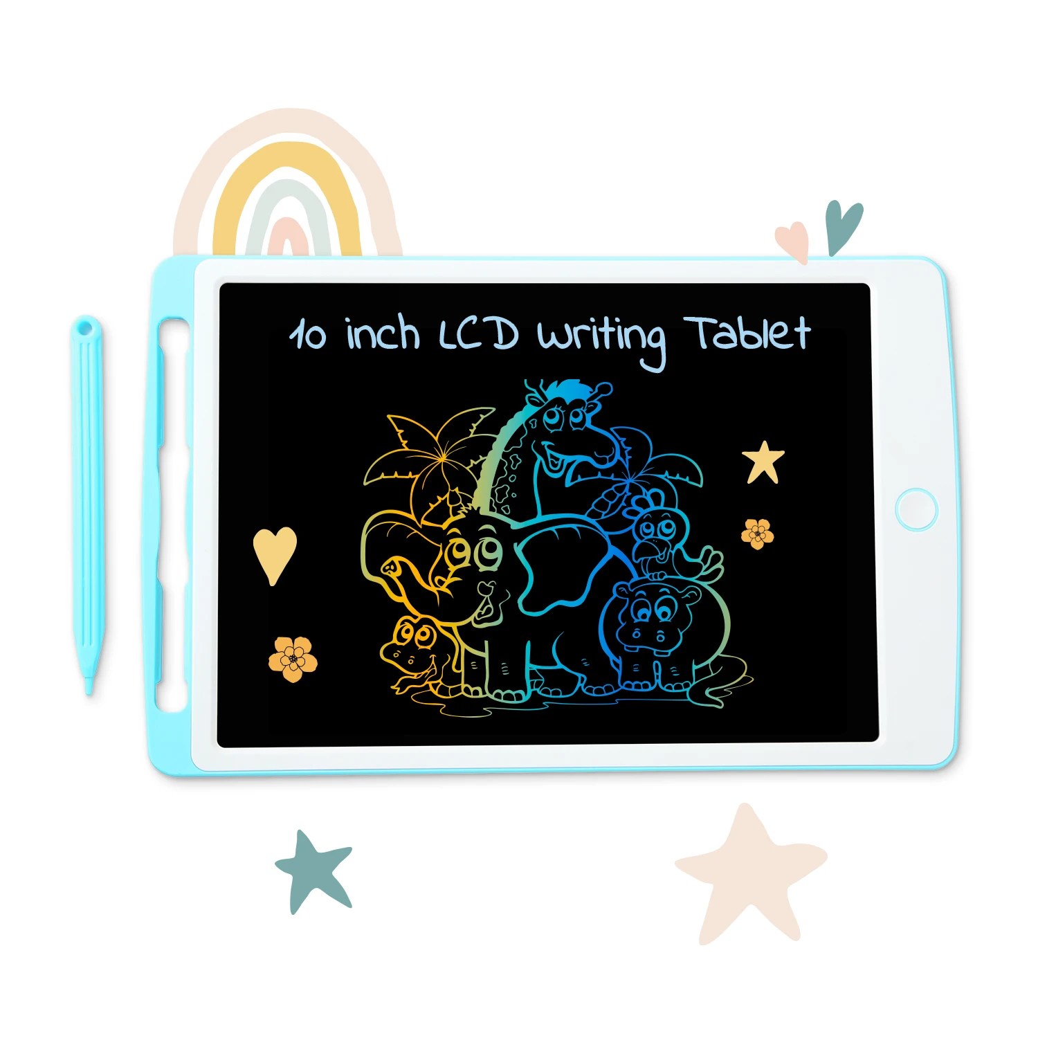 Hyangin доска для письма с ЖК планшетный ПК 10 дюймов письменная доска Doodle Board доска для рисования цветной графический планшет для рисования для детей