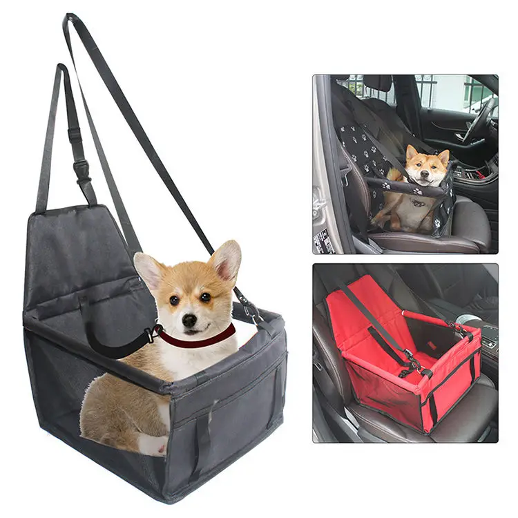 Luxury Custom Foldable Mesh Waterproof Oxford Anti-scratch Safety Belt Comfortable Dog Car Seat