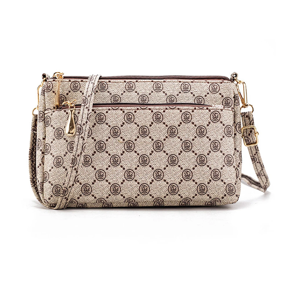 New Fashion Women Small Cell Phone Mini Senior Sense Multi-Layer Ladies Bag