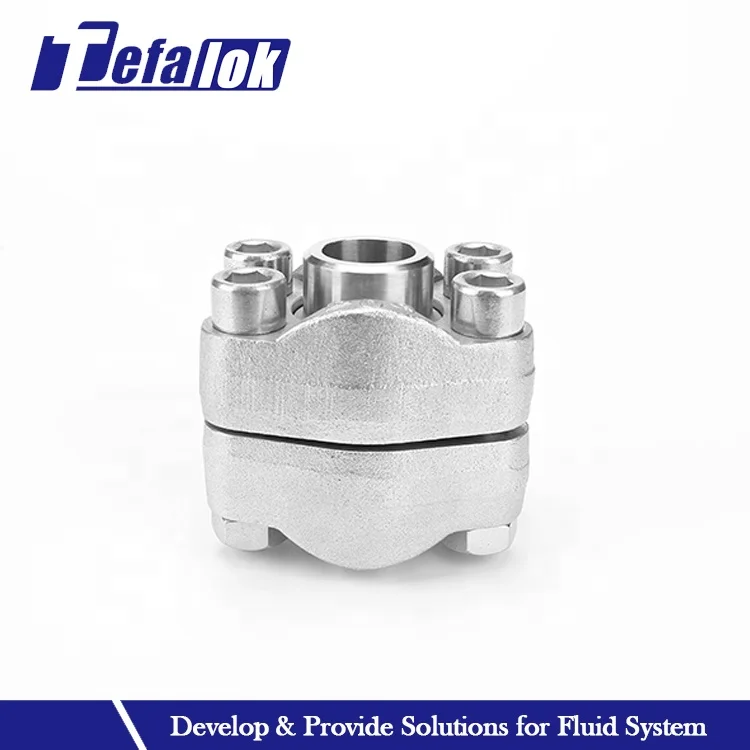 Stainless Steel Butt Weld SAE Flange Fittings Hydraulic Steel Bolts SAZ Flange